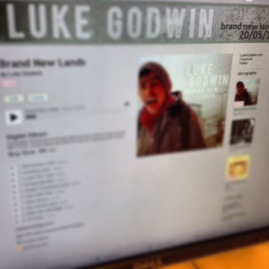 Luke Godwin Brand New Lands Instagram Bandcamp